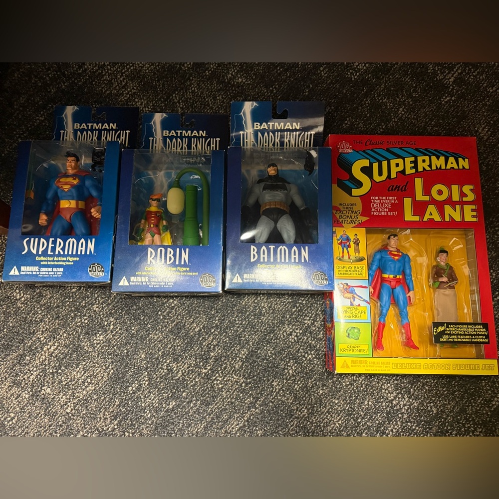 Vintage DC action figures